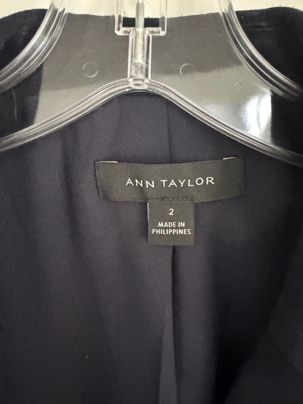 Ann Taylor Navy Devin Fit Blazer - Picture 6 of 6